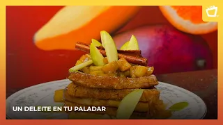 Treat your palate with this French toast and apple compote recipe