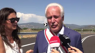 Cortona, SR71 bypass inaugurated. Giani and Boni: 'A historic result for the Arezzo Valdichiana'