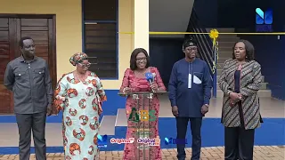 The Haven Place Foundation, has dedicated and handed over a 400-bed dormitory to Axim Girls SHS