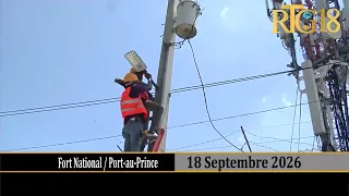 Meri Pòtoprens mete "lampadaire" plizyè kote nan katye Fò Nasyonal