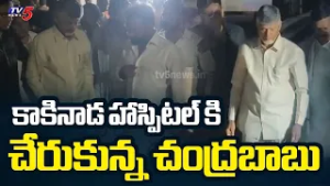 CM Chandrababu Visits Kakinada Govt Hospital | Vetlapalem Fire Accident | TV5 News