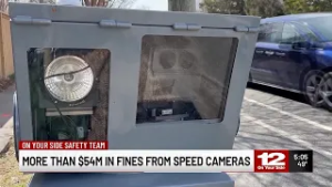 More than $54 million in fines from speed cameras