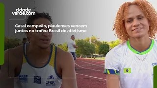 Championship couple: Piauí natives win together at the Brazil Athletics Trophy