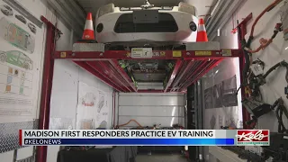 Madison first responders practice EV training