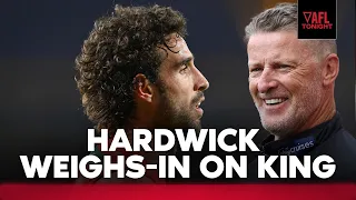 Kingsley keeps faith, Hardwick hopeful on King + weekend teams drop | AFL Tonight