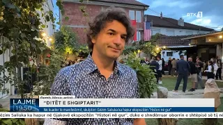 Në kuadër të manifestimit, skulptori Gëzim Saliuka ka hapur ekspozitën "Histori në gur"