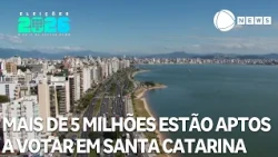 Over 5 million are eligible to vote in Santa Catarina