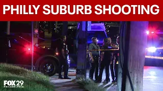 Suspect sought in deadly shooting in Philadelphia suburb