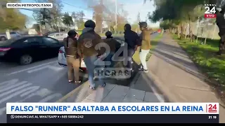 Falso runner asaltaba a mujeres y escolares en La Reina