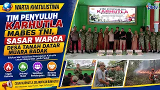 TNI Headquarters Forest and Land Fire Prevention Outreach Team Targets Tanah Datar Village Reside...