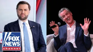 ‘SO PREDICATABLE’: Newsom is 'SCARED' of Vance, ‘Ruthless’ podcast co-hosts says