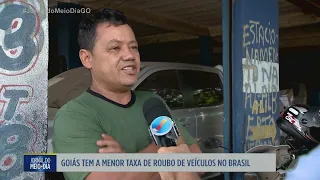 Goiás has the lowest vehicle theft rate in Brazil