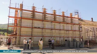Megkezdődött a Felsőtárkányi Általános Iskola korszerűsítése és bővítése - 2026.08.12.