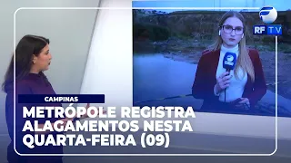 Alerta Total - Heavy rain during storm leaves streets flooded in Campinas