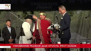 Vinobranie Pezinok 2026 otvoril prvý dúšok