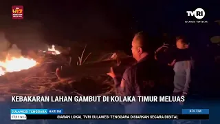 PEATLAND FIRE IN EAST KOLAKA SPREADS