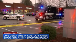 1 dead, 1 in custody after shooting at Durham pizza restaurant