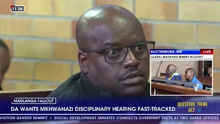 DA wants Julius Mkhwanazi disciplinary hearing fast tracked