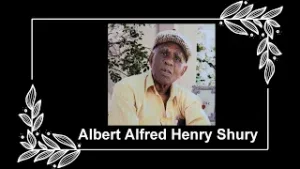 Объявление о смерти — Альберт Альфред Генри Шьюри