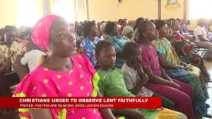 CHRISTIANS OBSERVE ASH WEDNESDAY