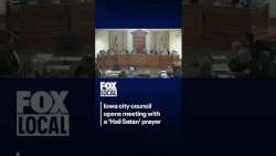 Iowa council meeting opens with 'Hail Satan' prayer