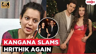 Kangana Ranaut REACTS to Hrithik Roshan's viral remark; Tells him to stop 'embarrassing' Saba Azad!