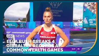 Heptathlete Ella Rush breaks national records