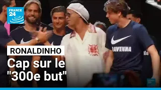 Football : Ronaldinho revient à 46 ans en 3e division italienne • FRANCE 24