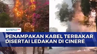 Cables on Jalan Cinere, Depok, Catch Fire, Power Outages in Nearby Homes | KOMPAS PETANG