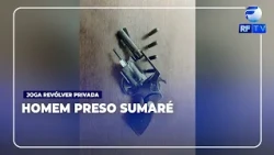 ON AIR - Man tries to flush revolver down the toilet and ends up arrested in Sumaré