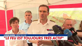Var Wildfire: "The fire is still very active," says Department Prefect Simon Babre