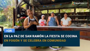 En La Paz de San Ramón la fiesta se cocina en fogón y se celebra en comunidad