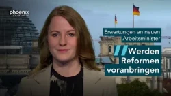 phoenix tagesgespräch mit Annika Klose (SPD) zur Vereidigung des neuen Arbeitsministers | 14.10.26