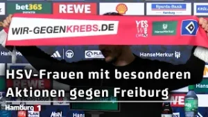 HSV-Frauen gegen SC Freiburg: Heimspiel findet mit besonderer Botschaft statt