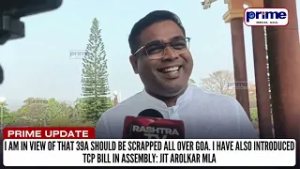 I am in view of that 39A should be scrapped all over Goa: Jit Arolkar MLA