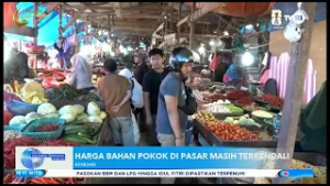 HARGA BAHAN POKOK DI PASAR MASIH TERKENDALI