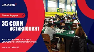 35 Соли Истиқлолият. 64 хона. Шоҳмоти тоҷик дар даврони соҳибистиқлолӣ