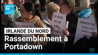 Irlande du Nord: rassemblement contre une marche orangiste à Portadown • FRANCE 24