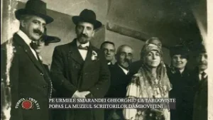 PE URMELE SMARANDEI GHEORGHIU LA TÂRGOVIȘTE.  POPAS LA MUZEUL SCRIITORILOR DÂMBOVIȚENI