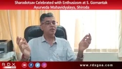 Sharadotsav Celebrated with Enthusiasm at S  Gomantak Ayurveda Mahavidyalaya, Shiroda