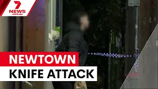 Teen allegedly stabbed multiple times on busy Sydney street | 7NEWS