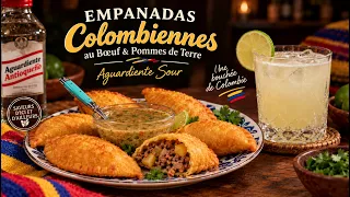 La Table de Maria: Empanadas Colombiennes au Bœuf & Pommes de Terre | Aguardiente Sour