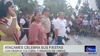 ATACAMES CELEBRATES ITS FESTIVITIES WITH A CULTURAL PARADE AND ANNOUNCEMENT OF PUBLIC WORKS
