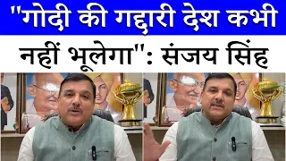 What did Sanjay Singh say about "Godi Media" after the end of the Jantar Mantar protest?