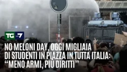 No Meloni Day, thousands of students protest across Italy today: "Fewer weapons, more rights"