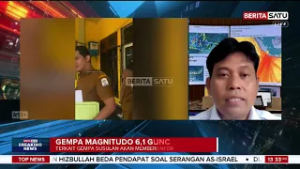 BMKG Koreksi Gempa di Aceh Menjadi Magnituodo 6,1, Terjadi Karena Aktivitas Lempeng Indo-Australia