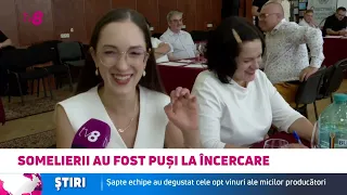 Somelierii, puși la încercare: Șapte echipe au degustat vinurile a opt mici producători