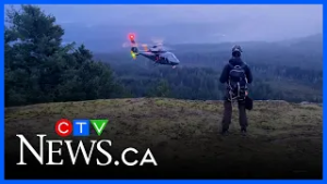 Paraglider crash leads to rock face rescue