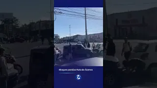 🚧🚨 Bloqueo afecta ambos sentidos en Ruta de Álamos, Villa Canales
