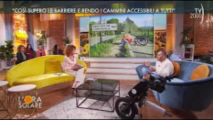 L'Ora Solare (TV2000) "Così supero le barriere e rendo i cammini accessibili a tutti"
